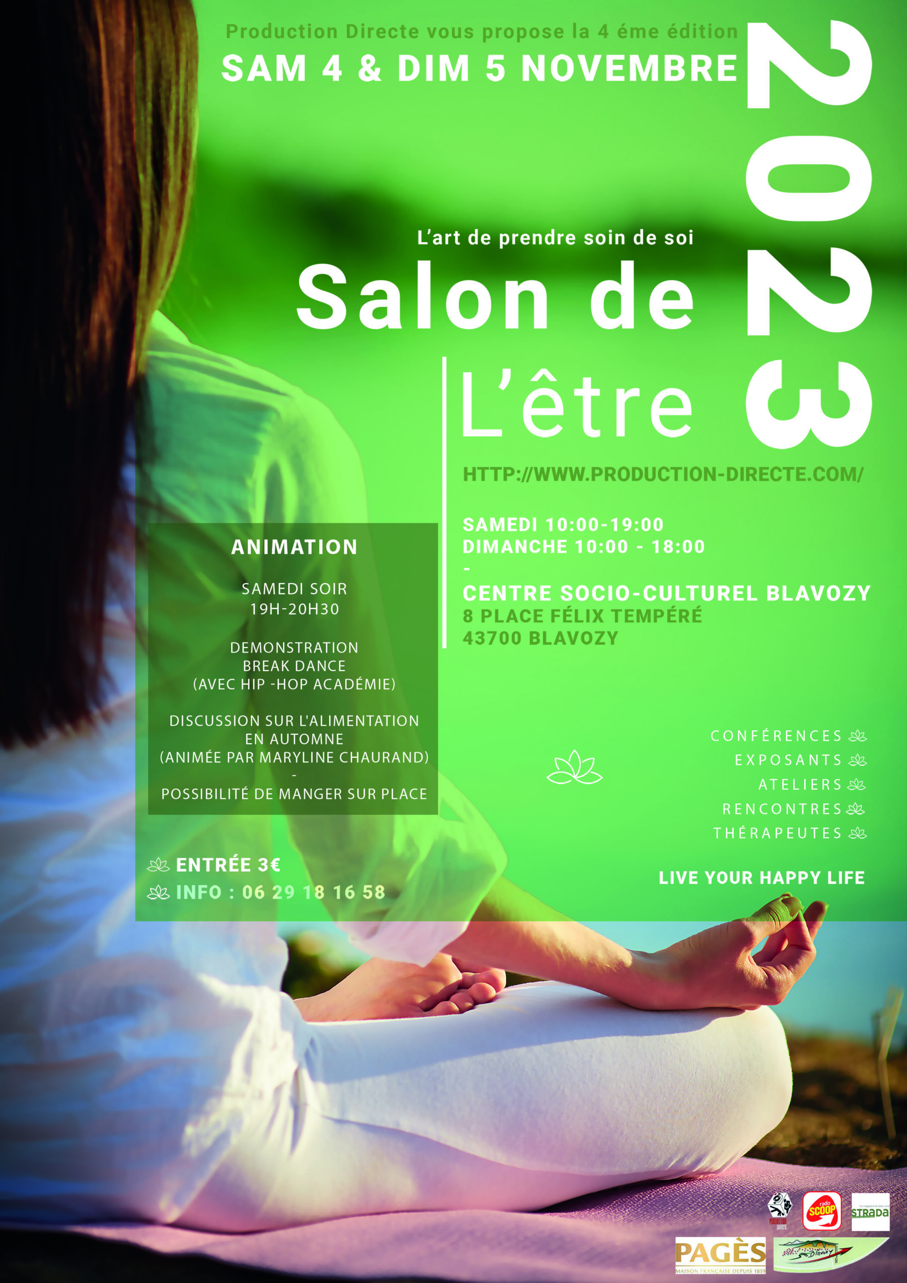 Retrouvez moi au Salon de l’Être les 4 et 5 Novembre !